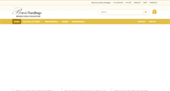 Desktop Screenshot of bravohandbags.com