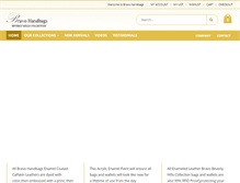 Tablet Screenshot of bravohandbags.com